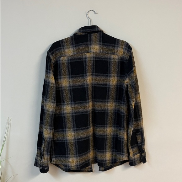 Jack & Jones Men’s Black and Yellow Plaid Shirt size M - Picture 3 of 5
